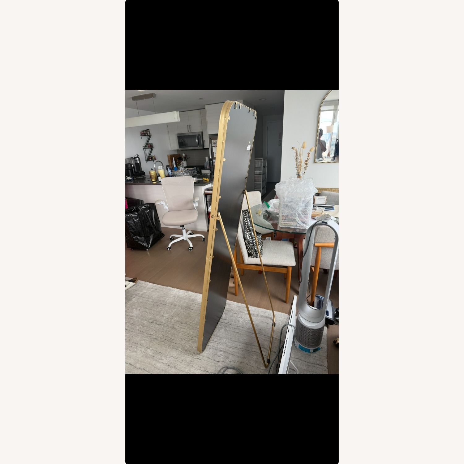 Elegant Gold Standing Floor Mirror – Full-Length - image-2