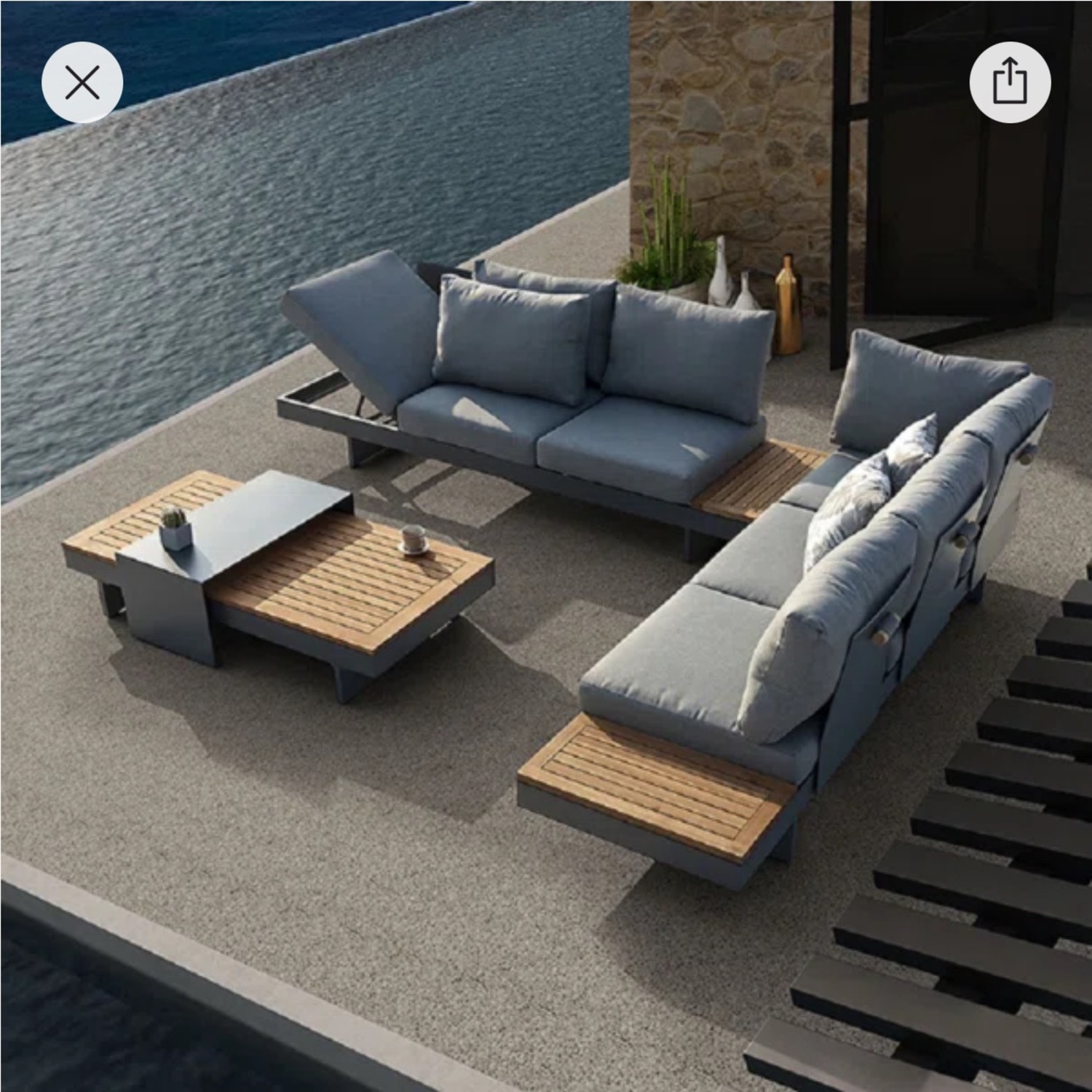 Joss & Main Outdoor Sectional - image-6