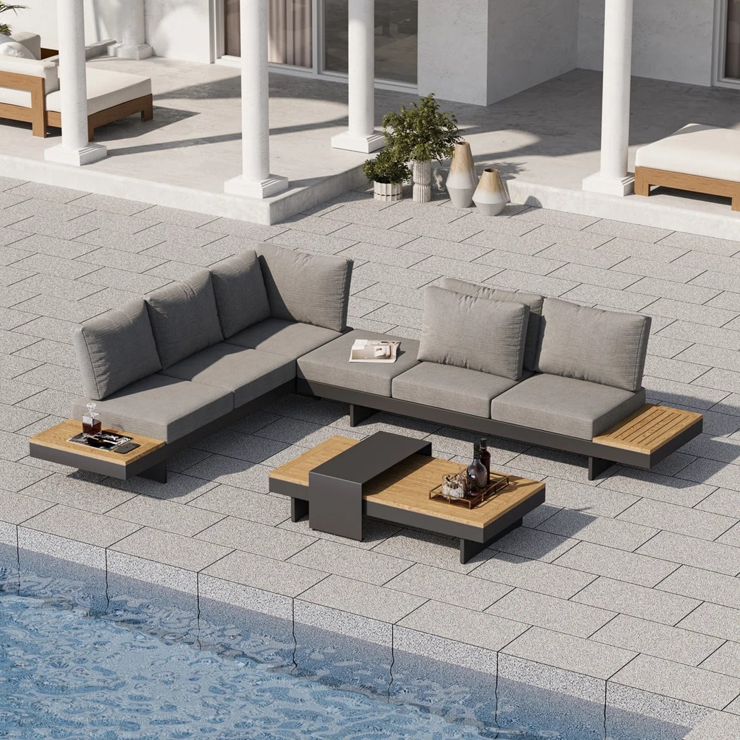 Joss & Main Outdoor Sectional - image-12