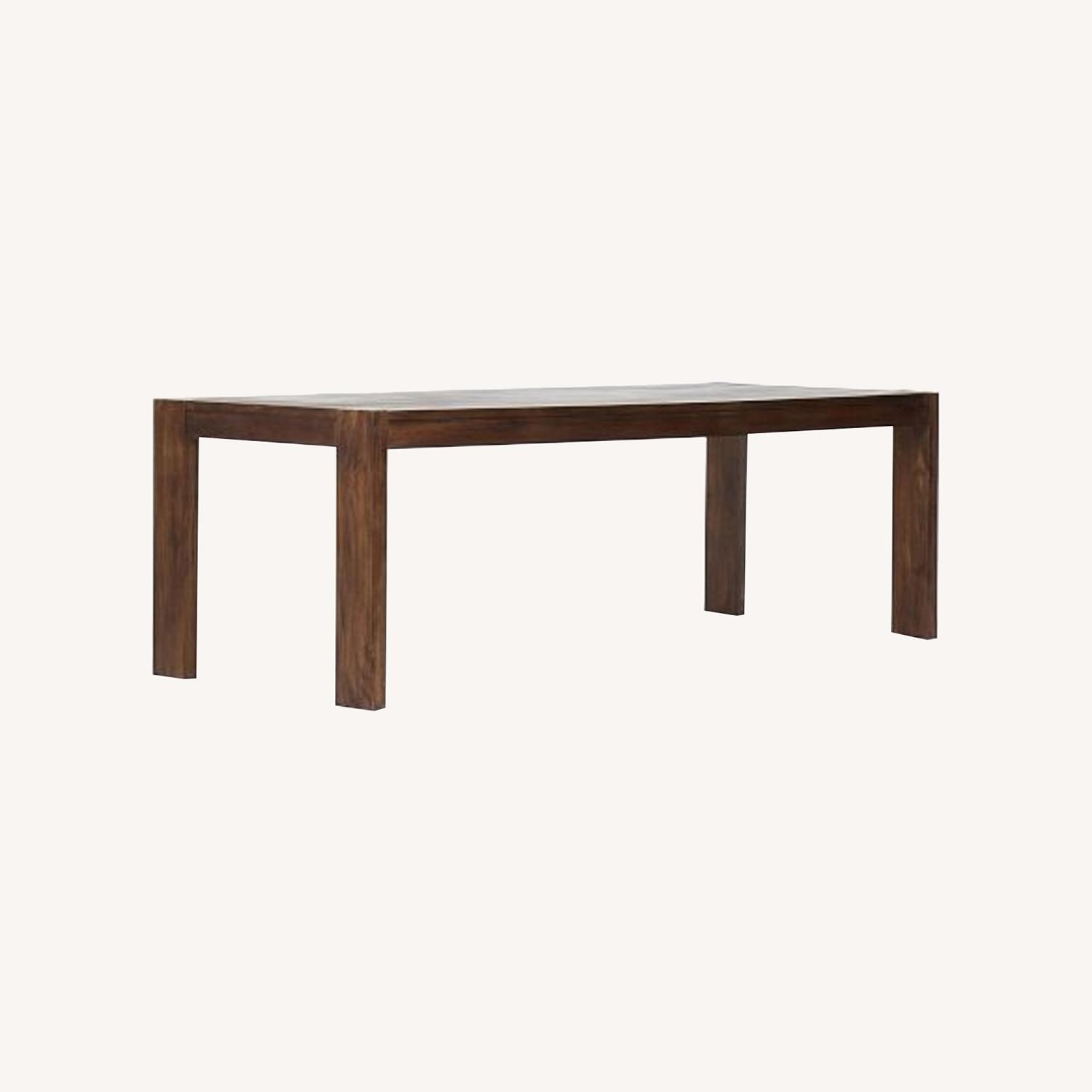 West Elm Boerum Dining Table in Dark Wood - image-0