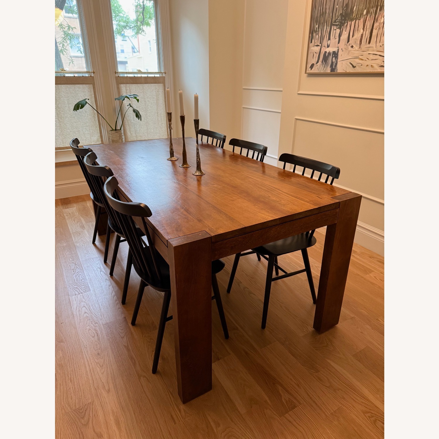 West Elm Boerum Dining Table in Dark Wood - image-2