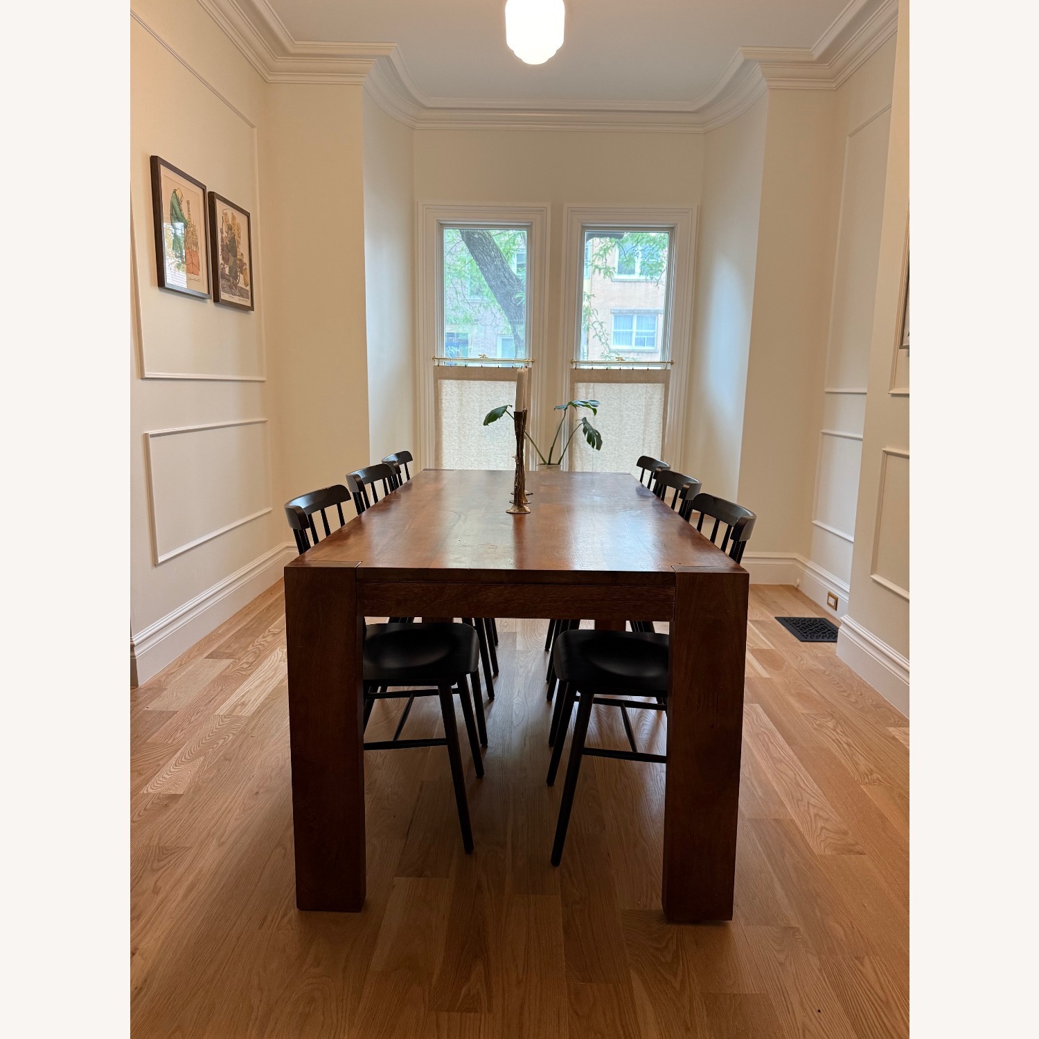 West Elm Boerum Dining Table in Dark Wood - image-1