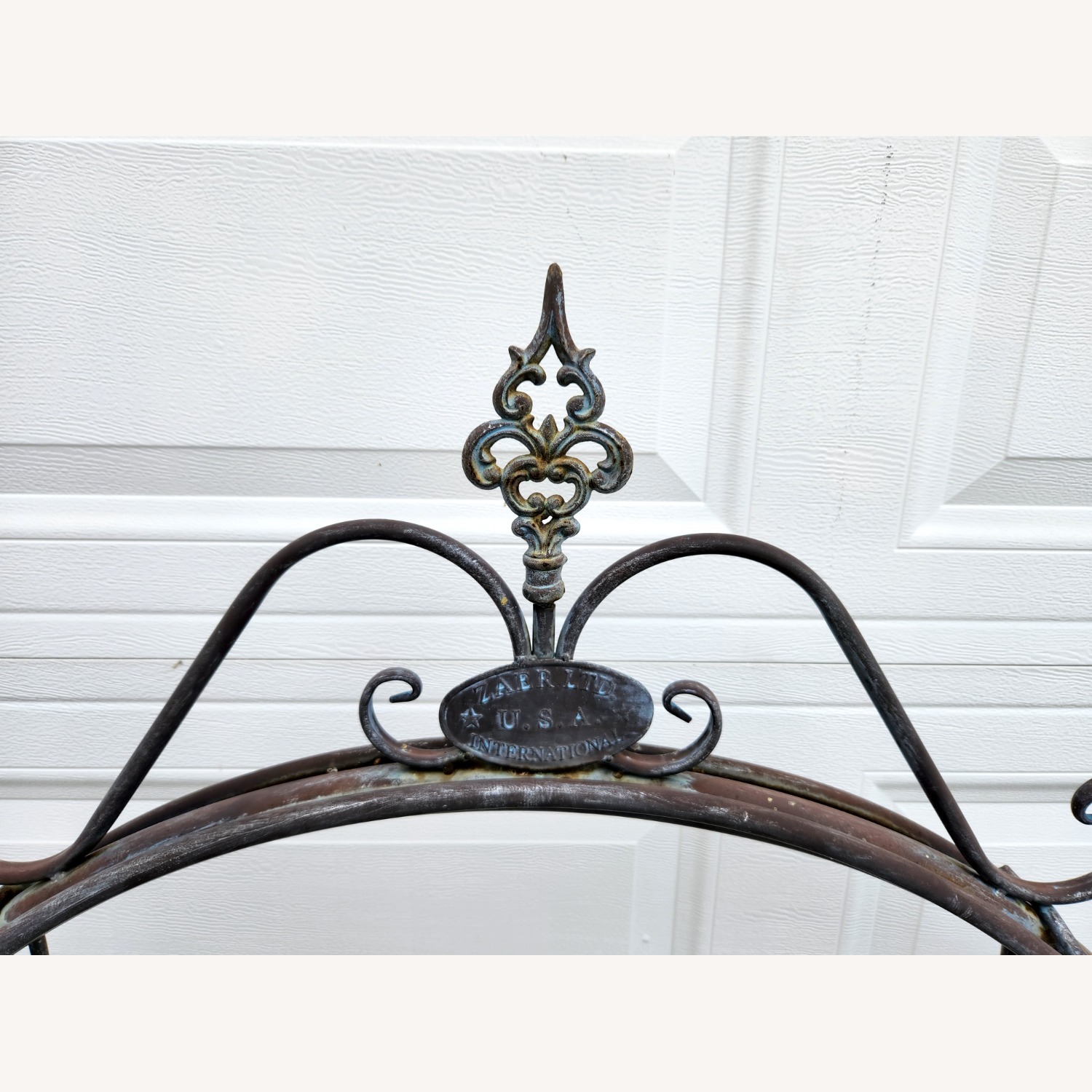 Outdoor Garden Iron Swing Chair by Zaer Ltd USA - image-5