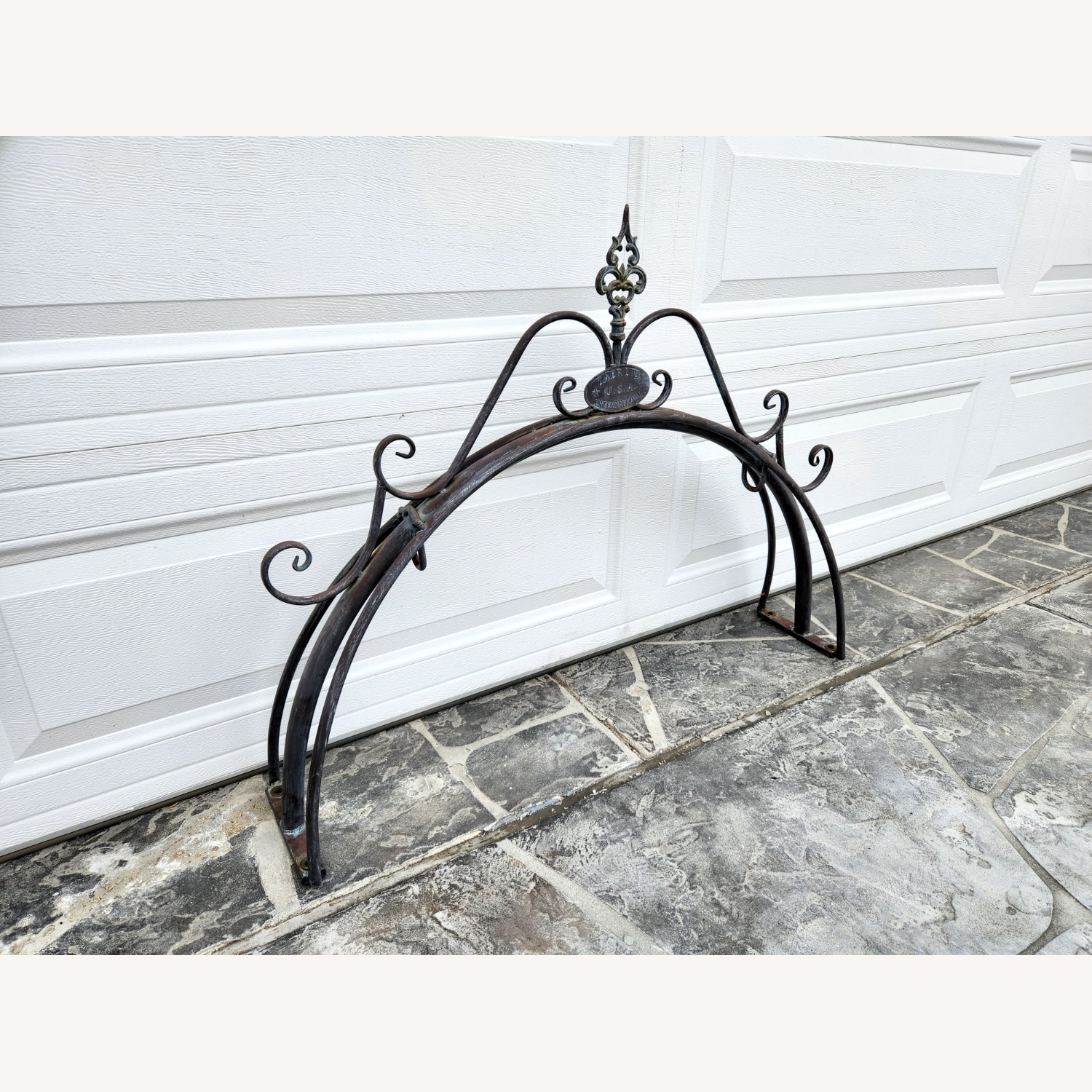 Outdoor Garden Iron Swing Chair by Zaer Ltd USA - image-12