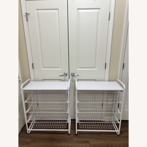 Used Target 4 Drawer Storage Organizer White Set of 2  for sale on AptDeco