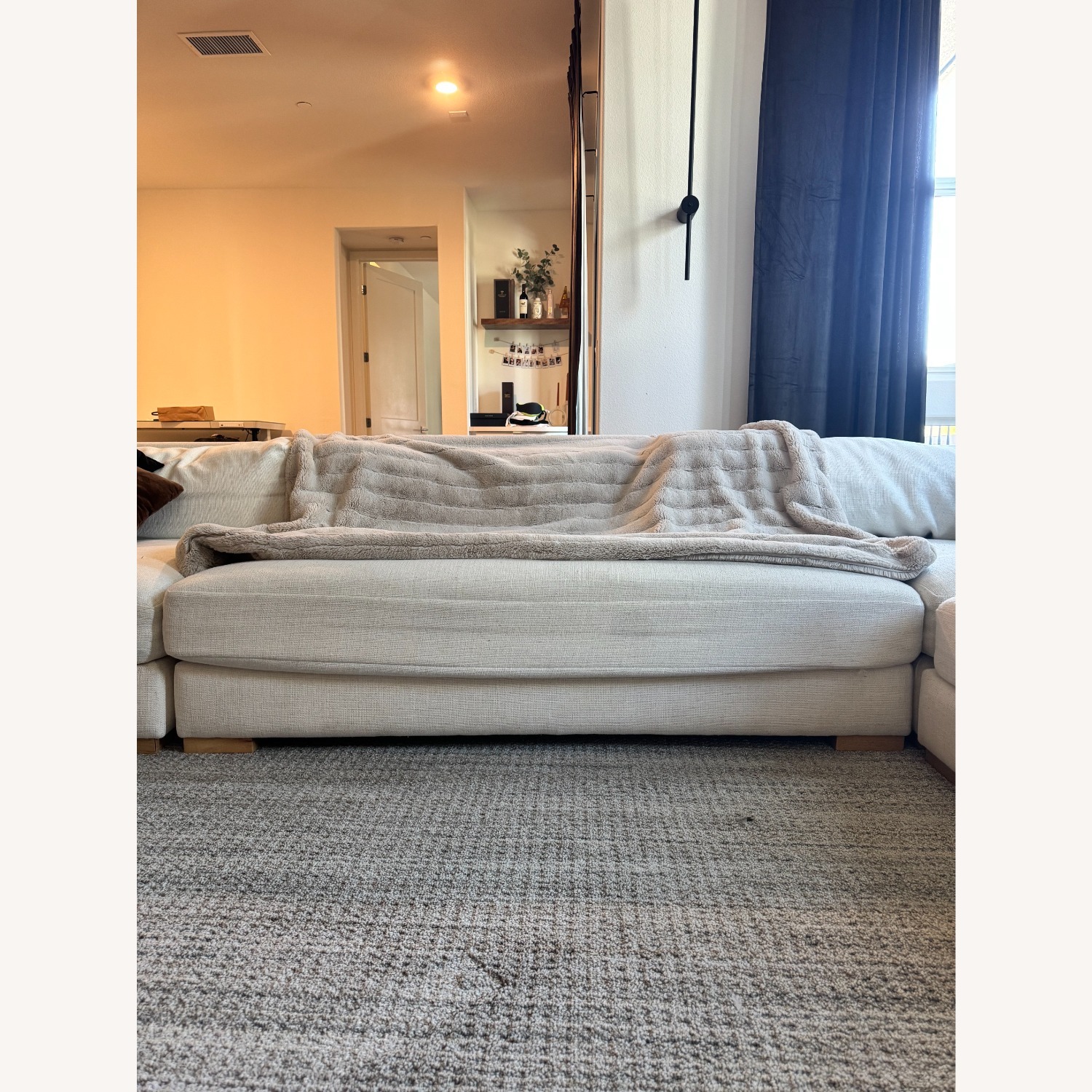 CB2 Sectional Piazza Couch - image-1