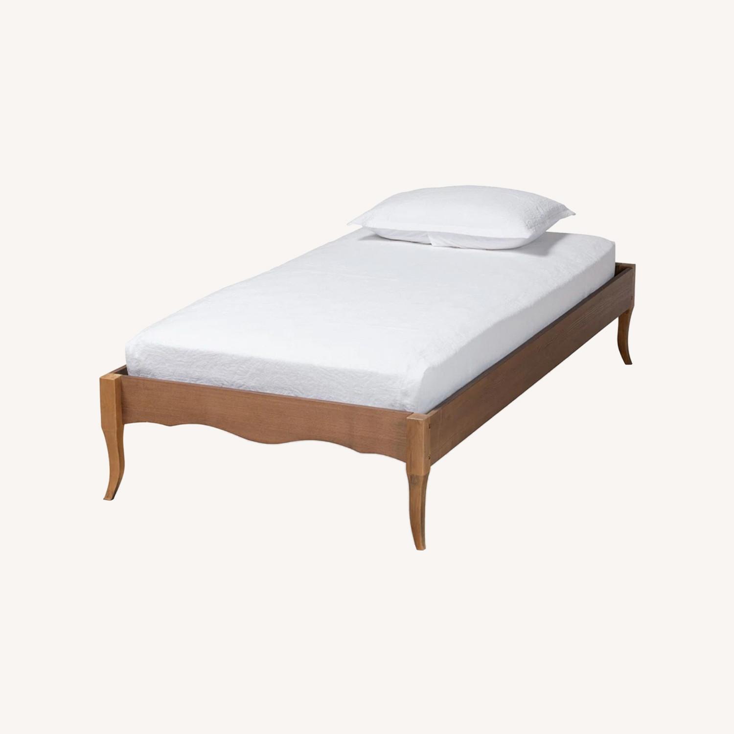 Wayfair Gracie Oaks Vintage Twin Platform Bed - image-0
