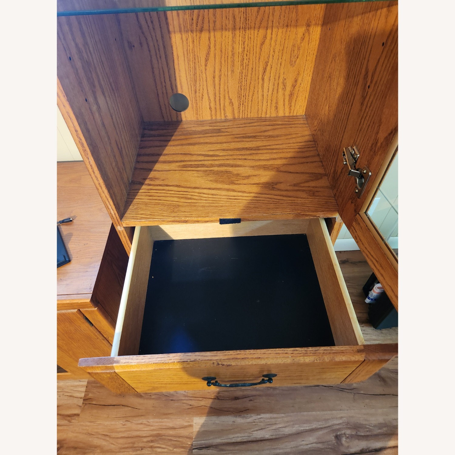 Solid Wooden Entertainment Center - image-11