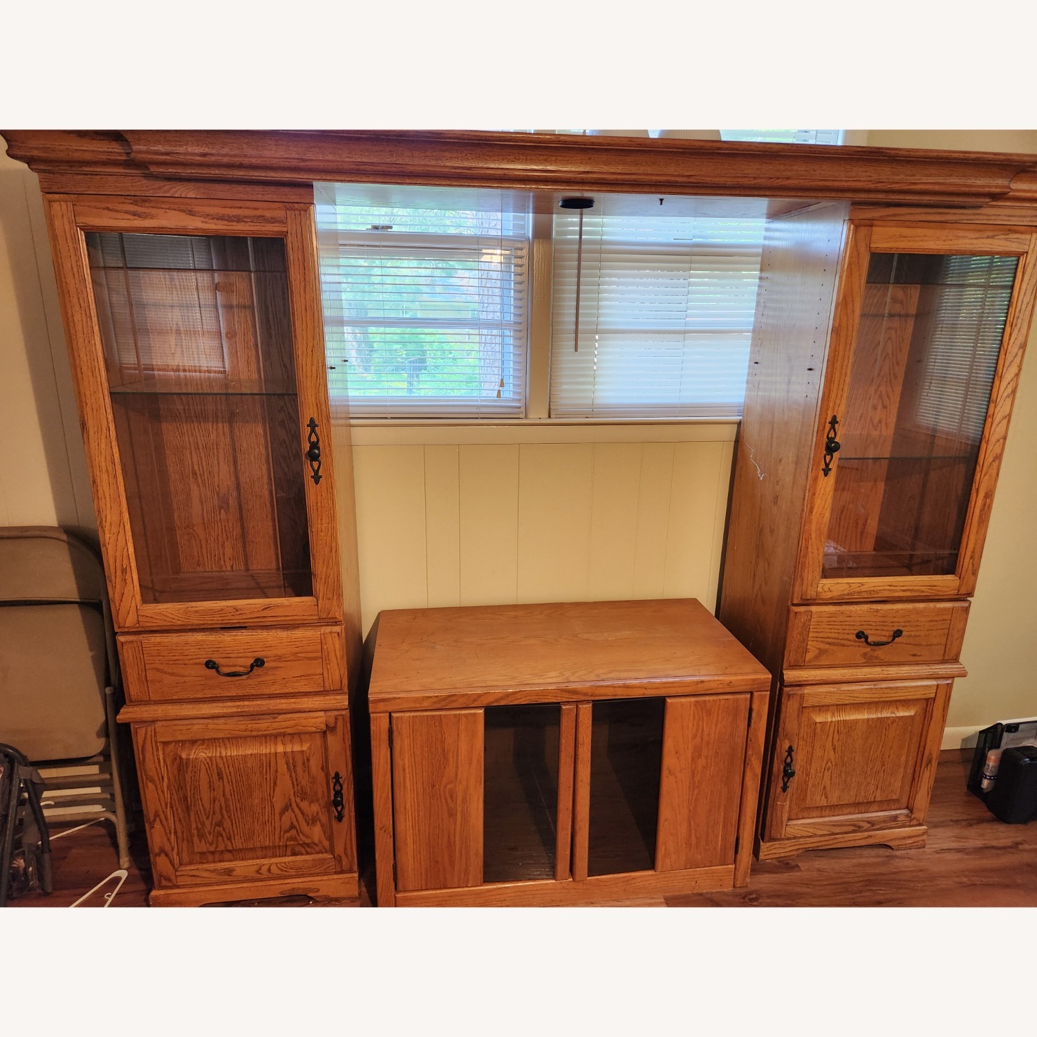 Solid Wooden Entertainment Center - image-2