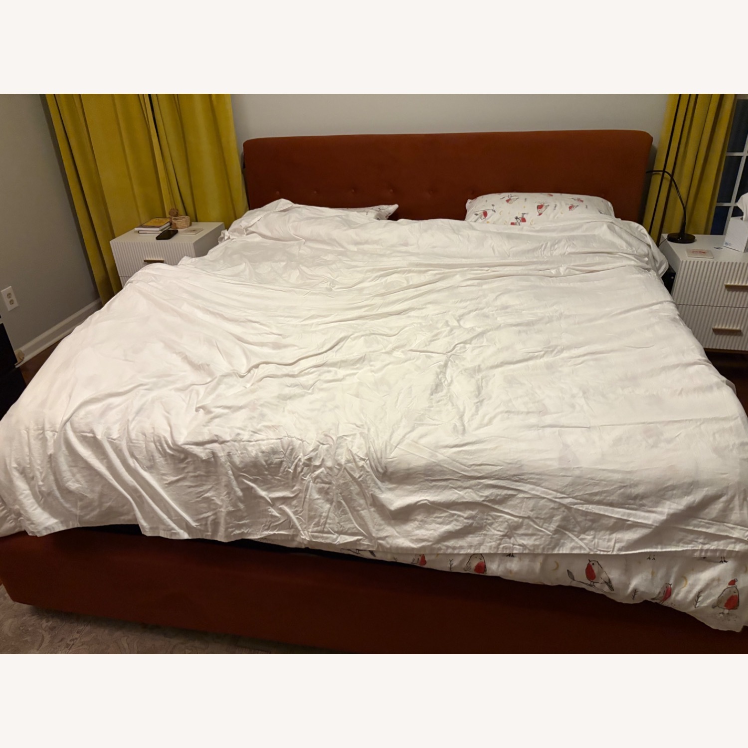 Joybird Alvin King Storage bed in Mocha - image-1