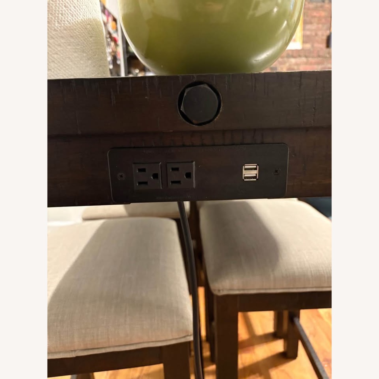 Bob's Discount SonomaKitchen Island Set with 4 Backless Stools - image-5