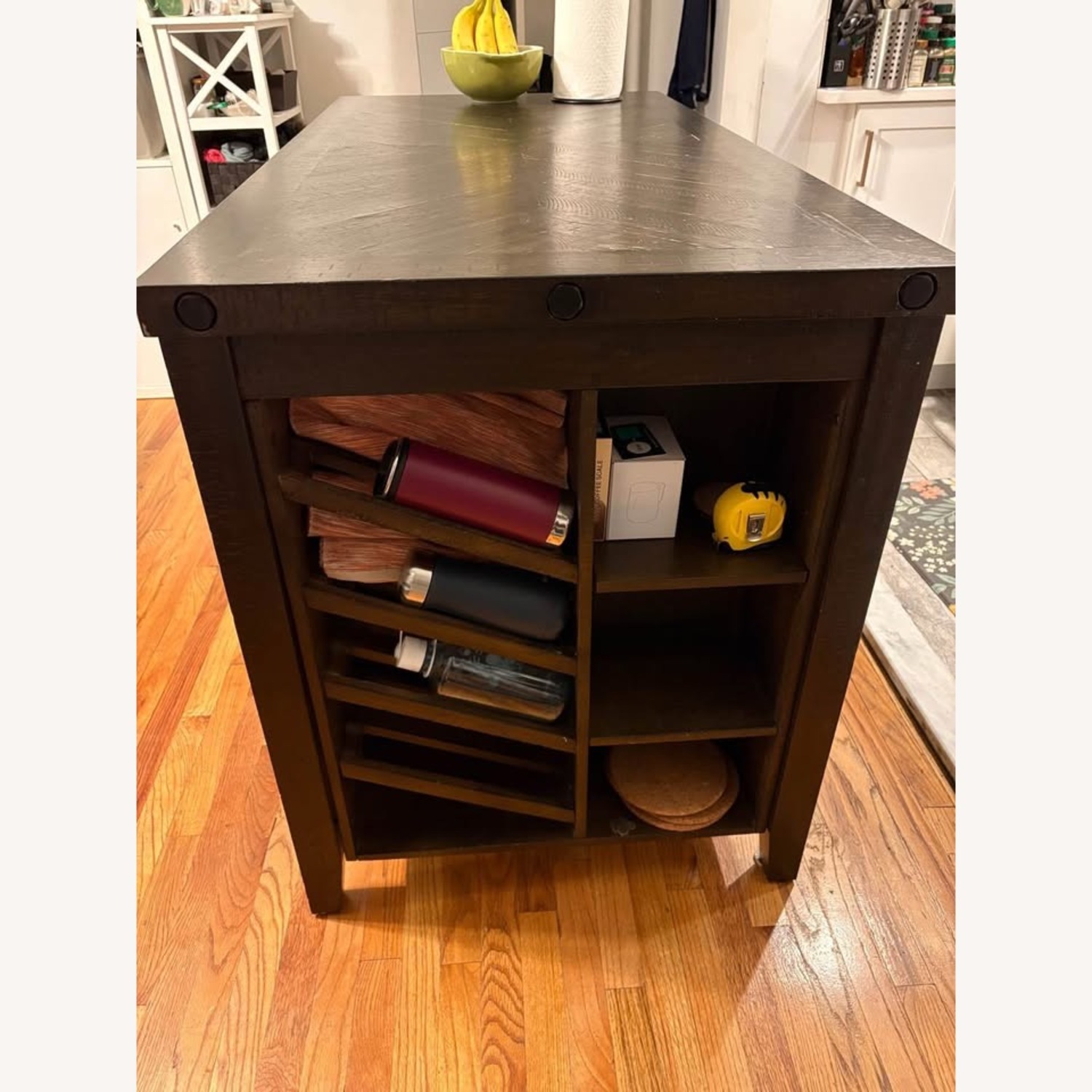 Bob's Discount SonomaKitchen Island Set with 4 Backless Stools - image-4