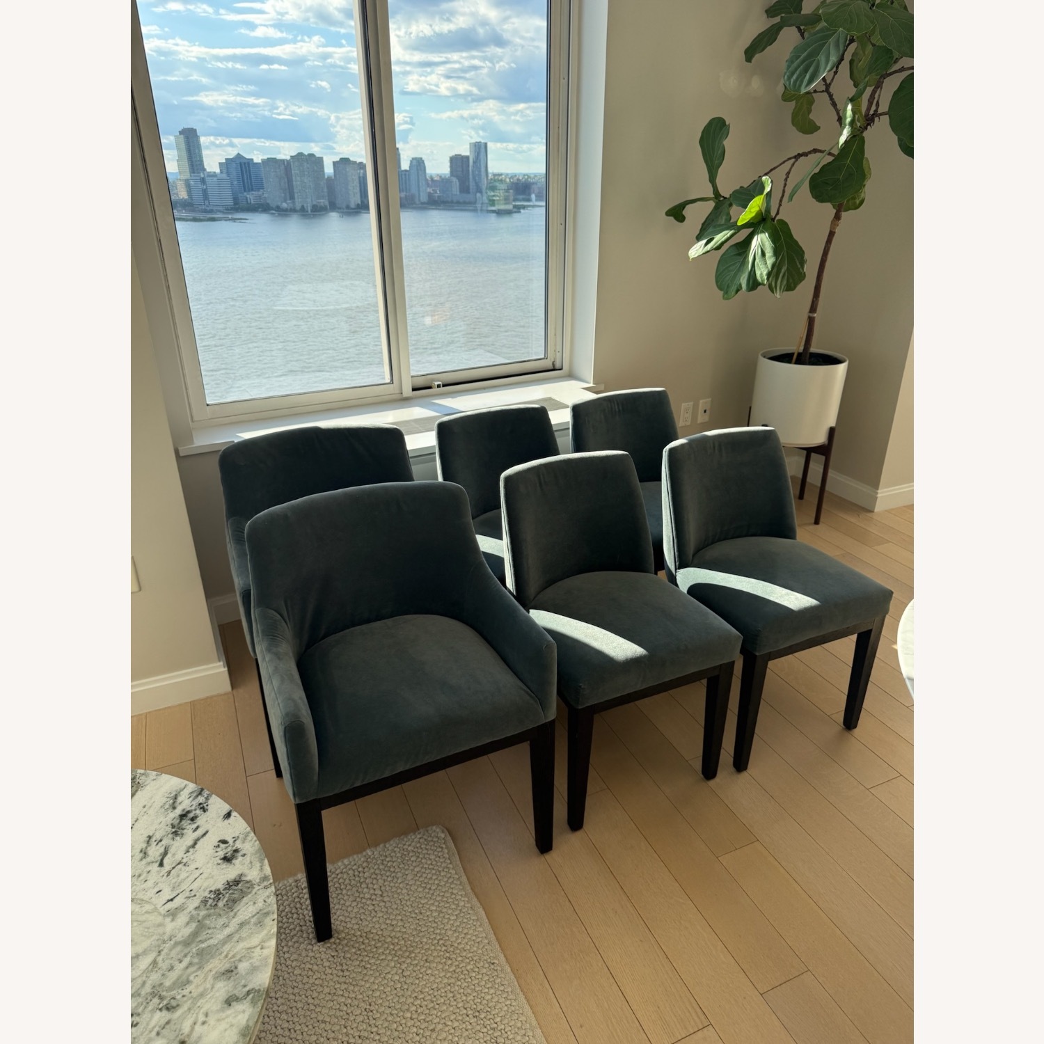 RH Morgan Curved-Back Dining Chairs (Set of 6) - image-3