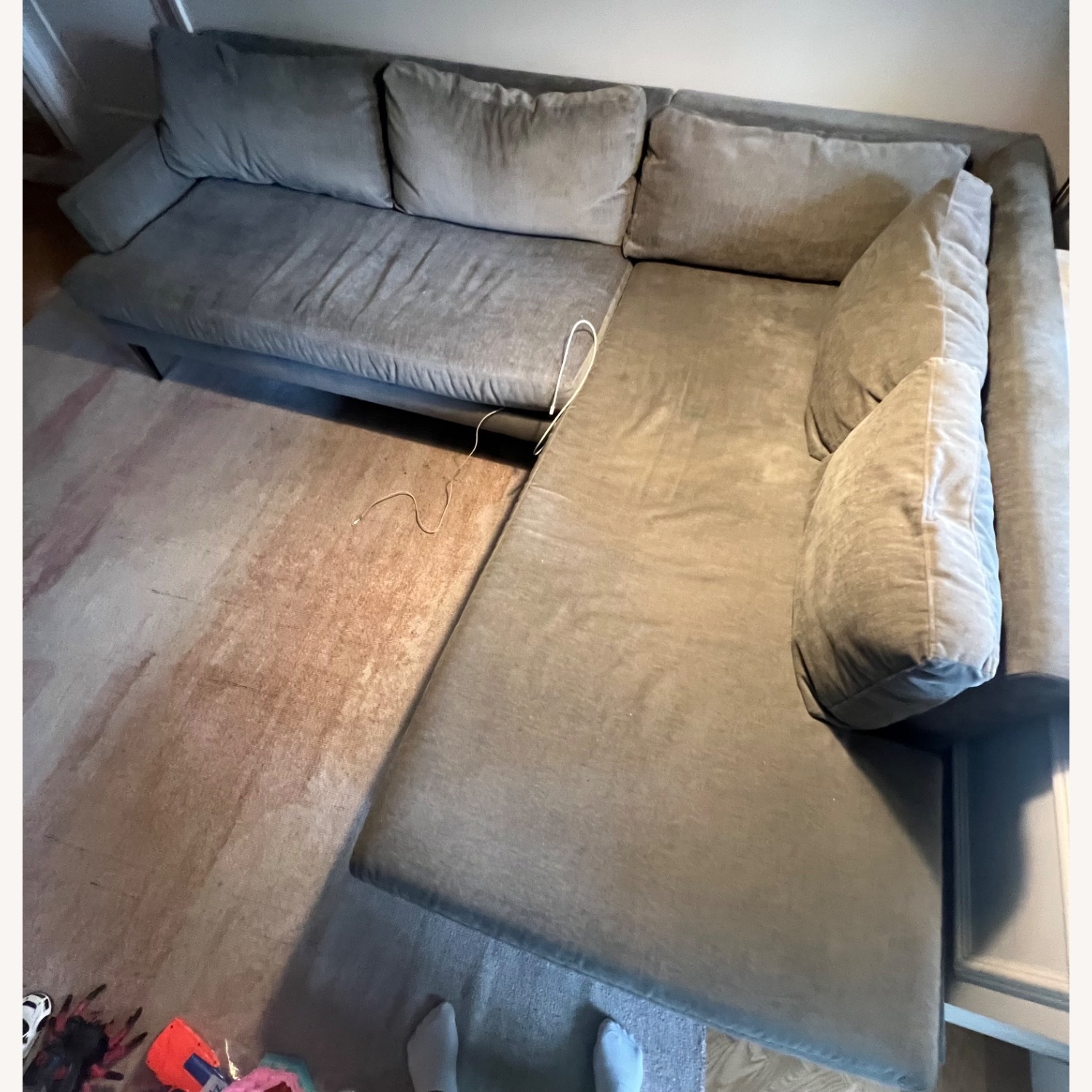 West Elm Andes 2-Piece Bumper Chaise Sectional - image-4