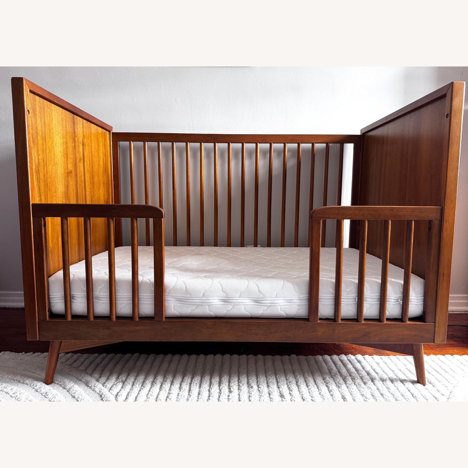 west elm x pbk Mid-Century Convertible Crib - image-1
