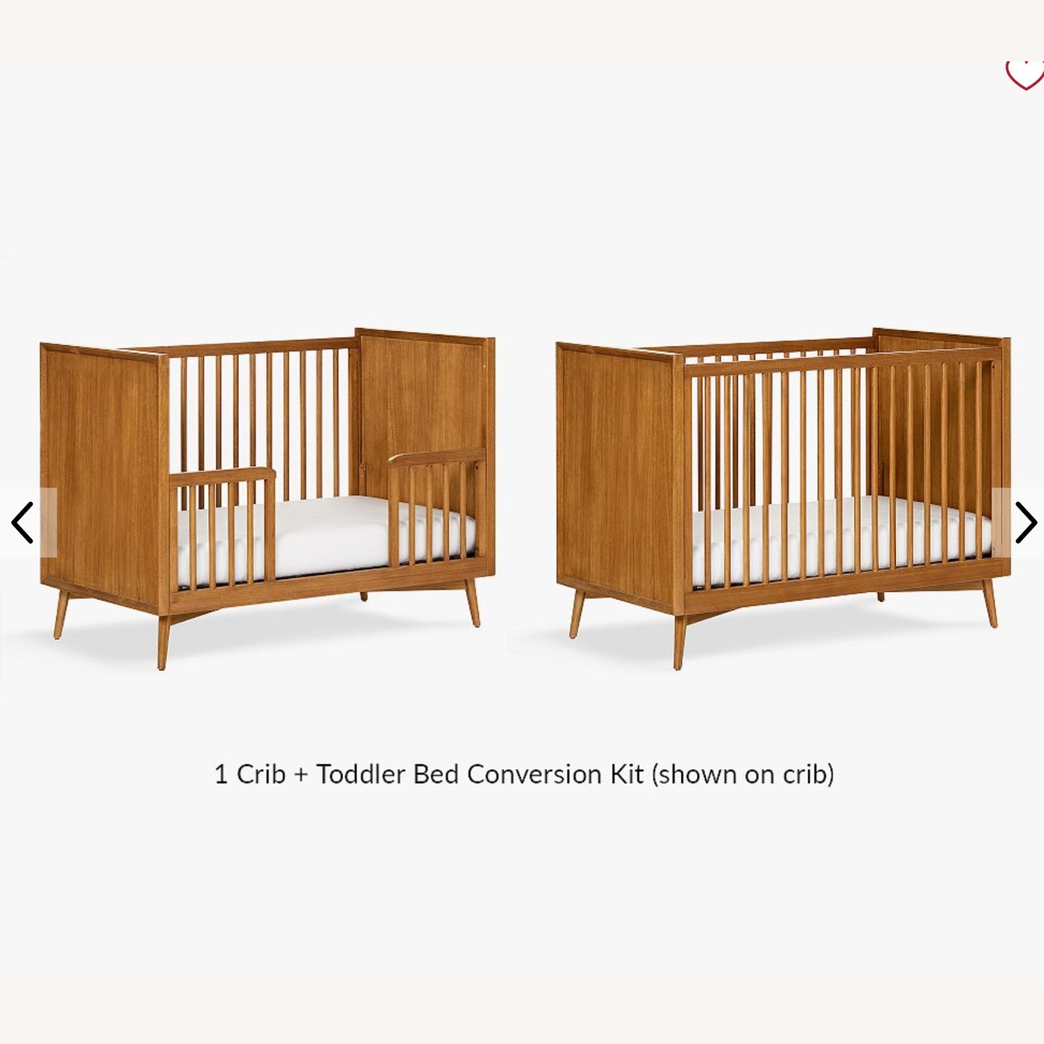 west elm x pbk Mid-Century Convertible Crib - image-4