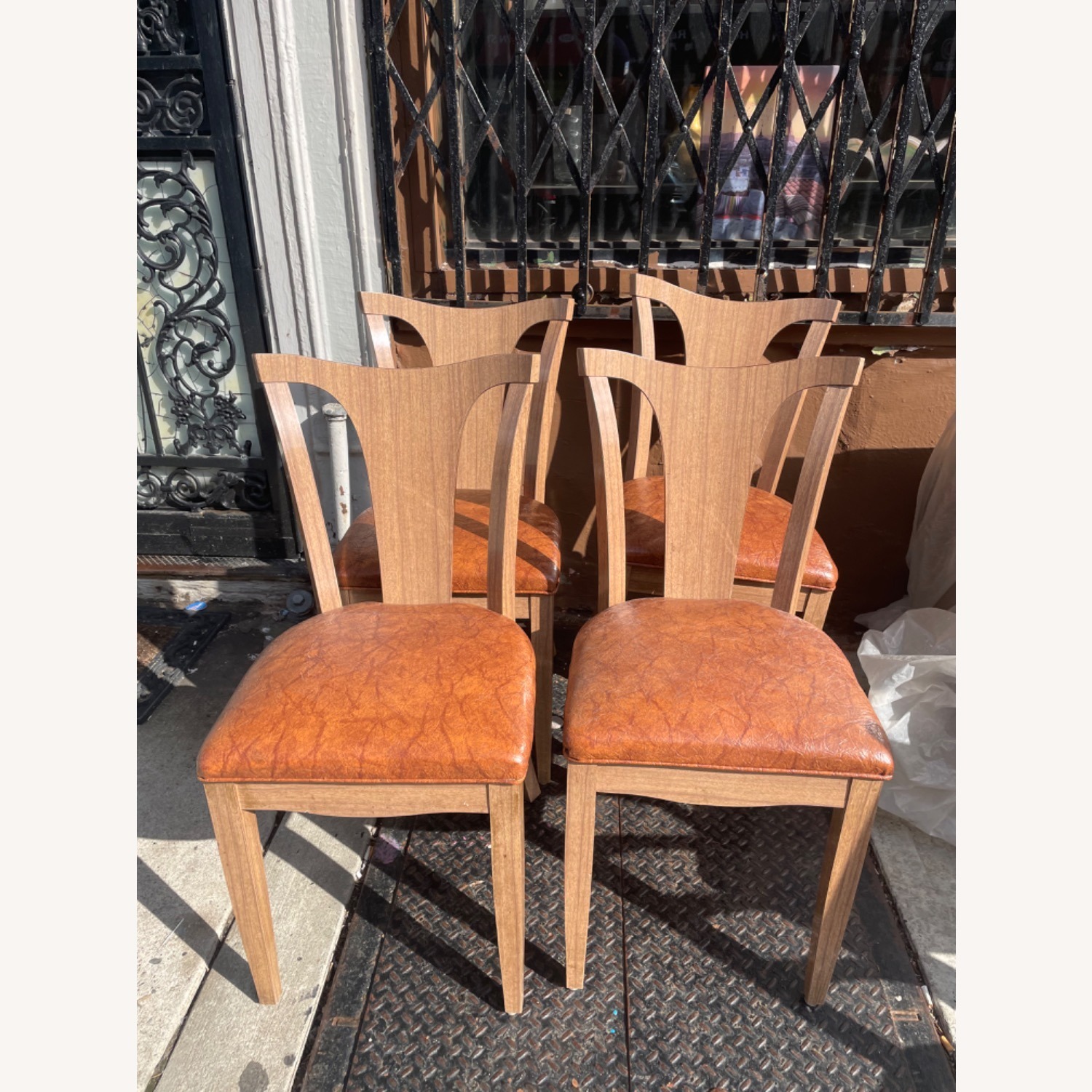 Mid Century1950sExtendable Dining Table w 4 Chairs - image-10