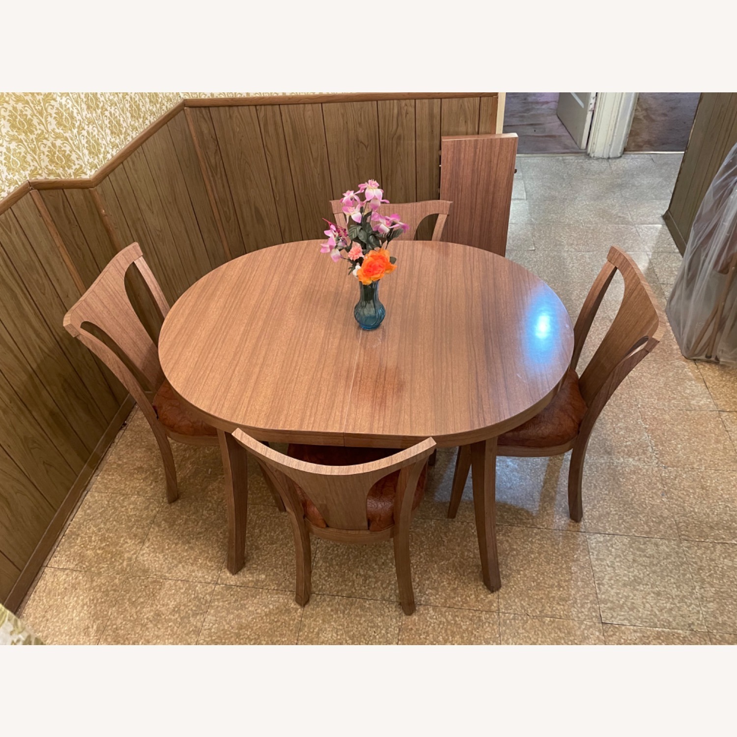 Mid Century1950sExtendable Dining Table w 4 Chairs - image-7