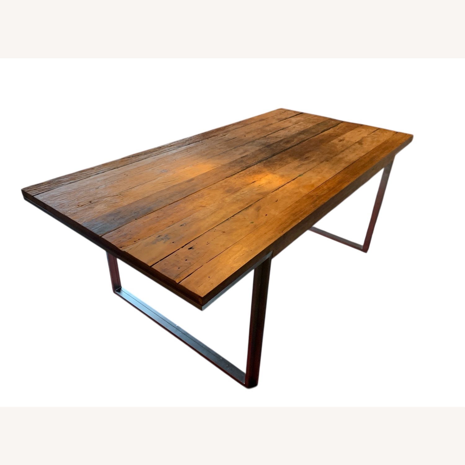 Modern Reclaimed Wood Dining Table - image-6
