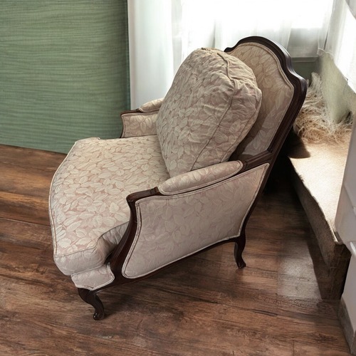 Used Ethan Allen Vintage Arm Chair with Ottoman Chaise for sale on AptDeco