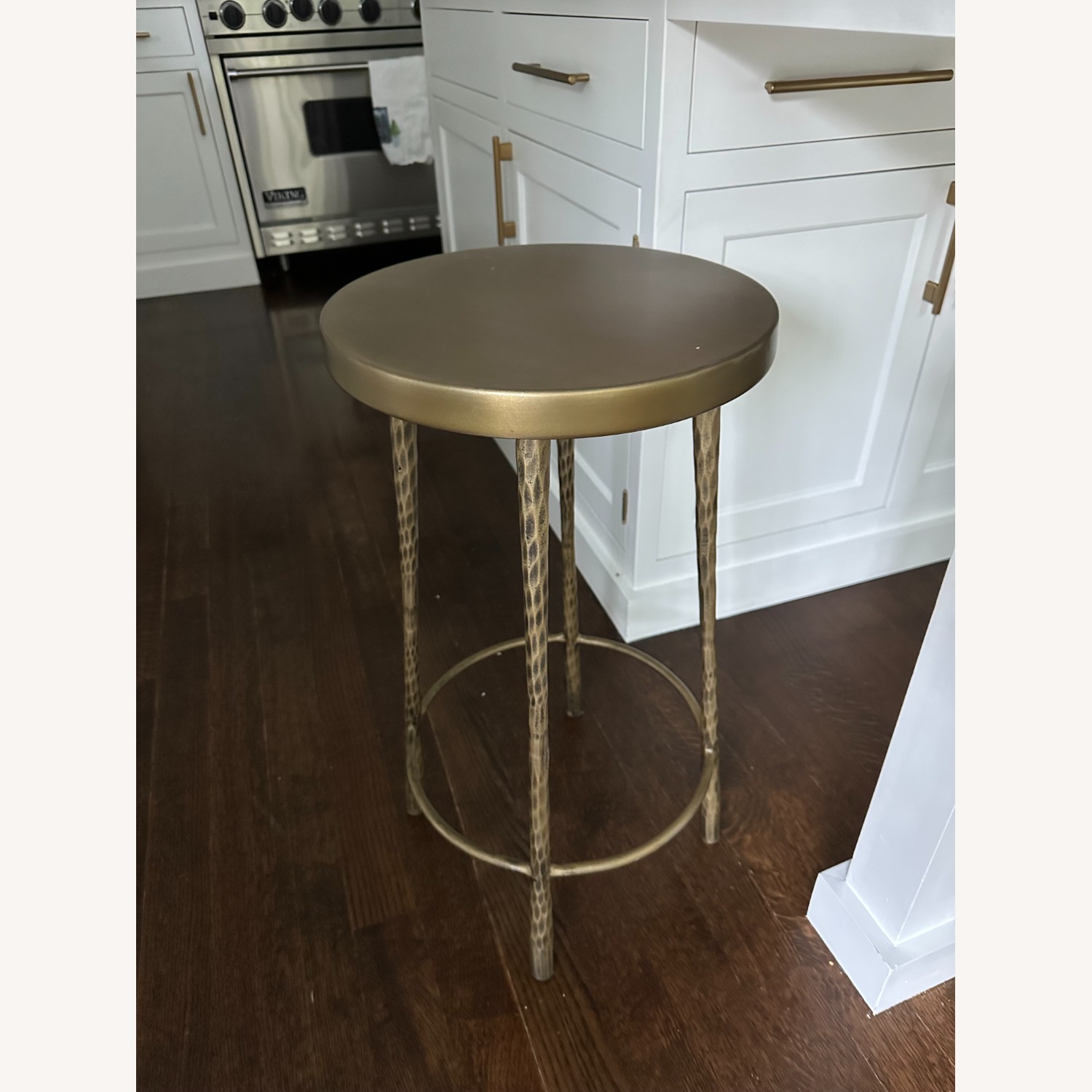 Set of 4 pottery barn estrada counter stools - image-3