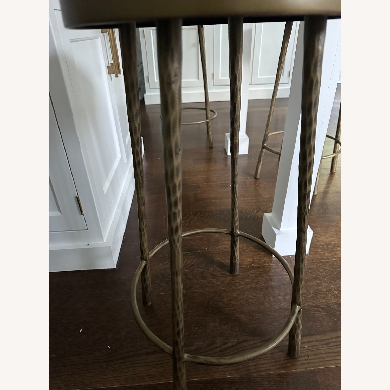 Set of 4 pottery barn estrada counter stools - image-2