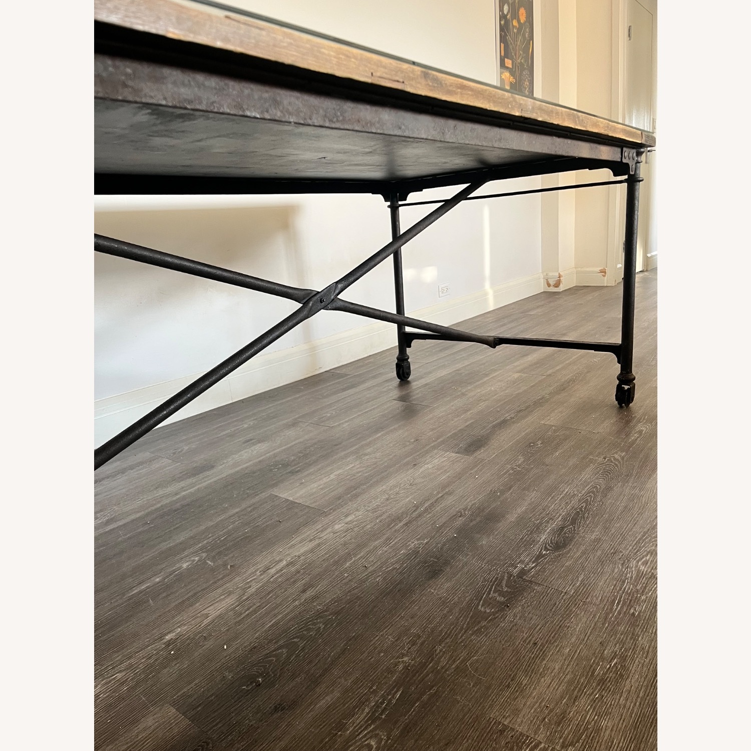 Restoration Hardware Flatiron Dining Table - image-4