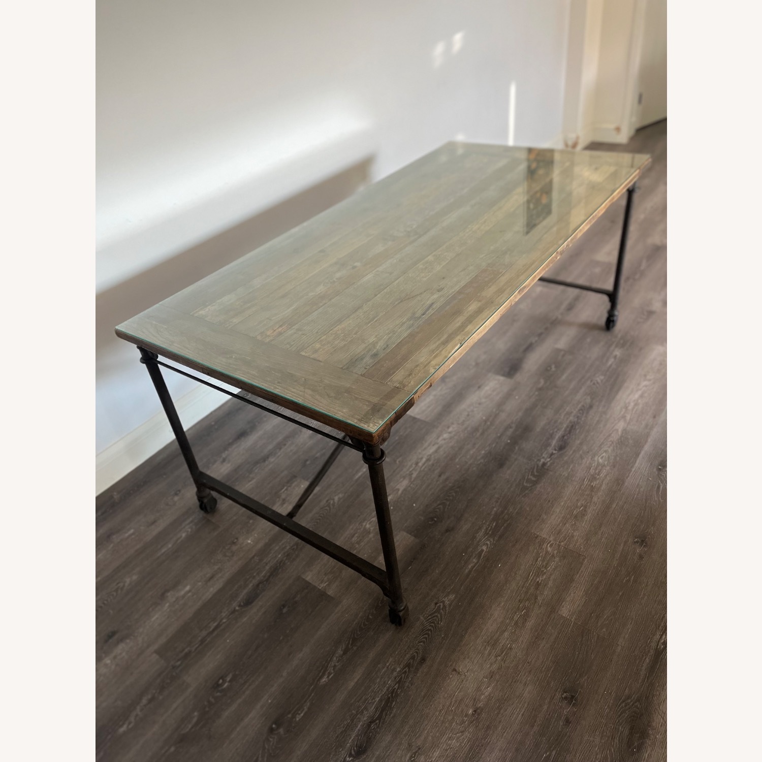Restoration Hardware Flatiron Dining Table - image-1