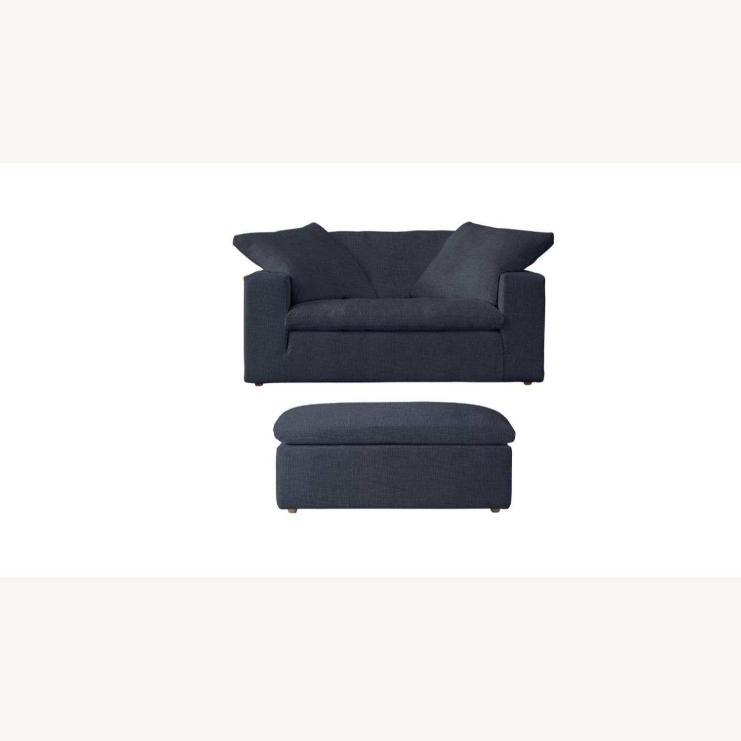 RH Cloud® Luxe Chair-and-a-Half & Ottoman Set - image-0