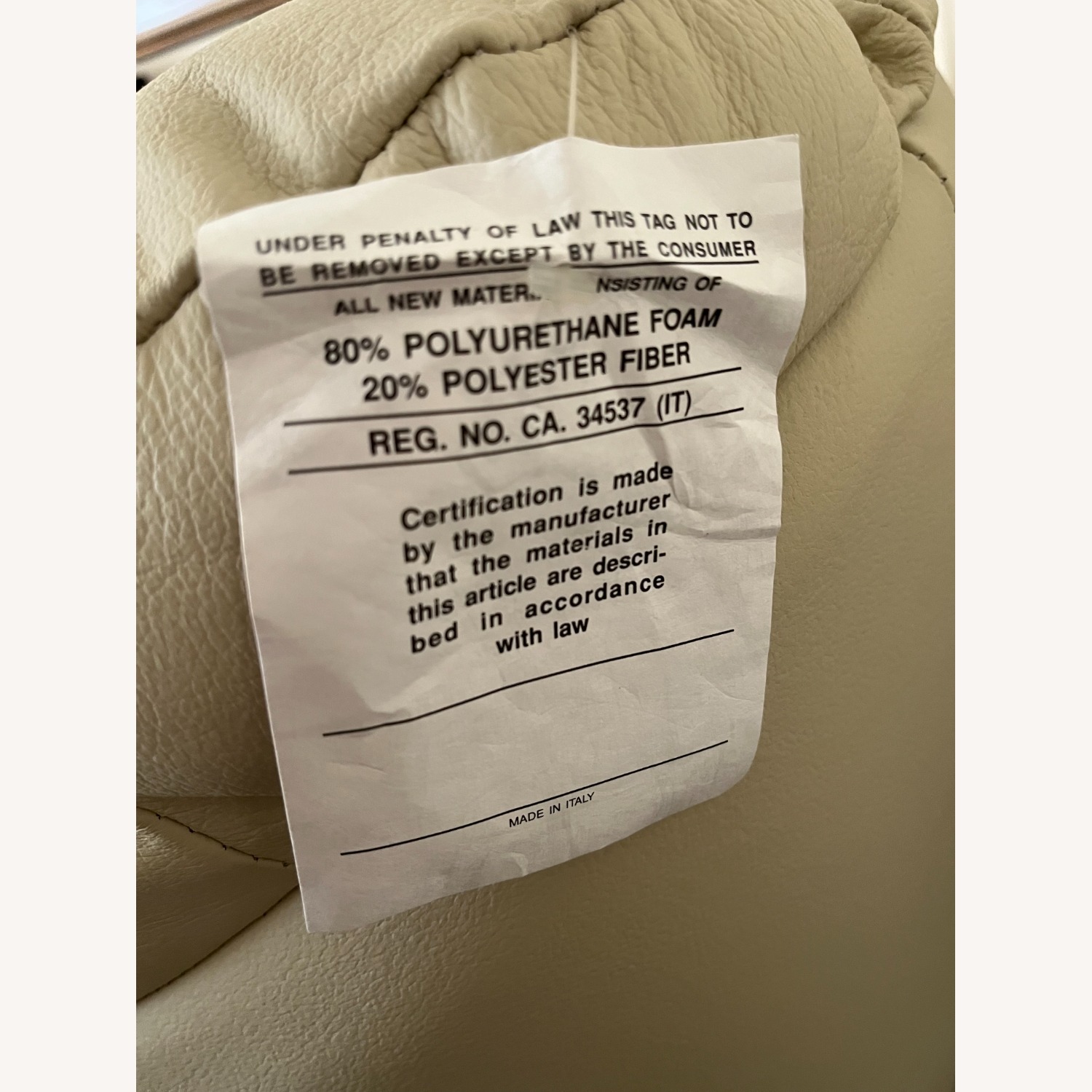 Italian Top-Grain Leather Armchair - image-5