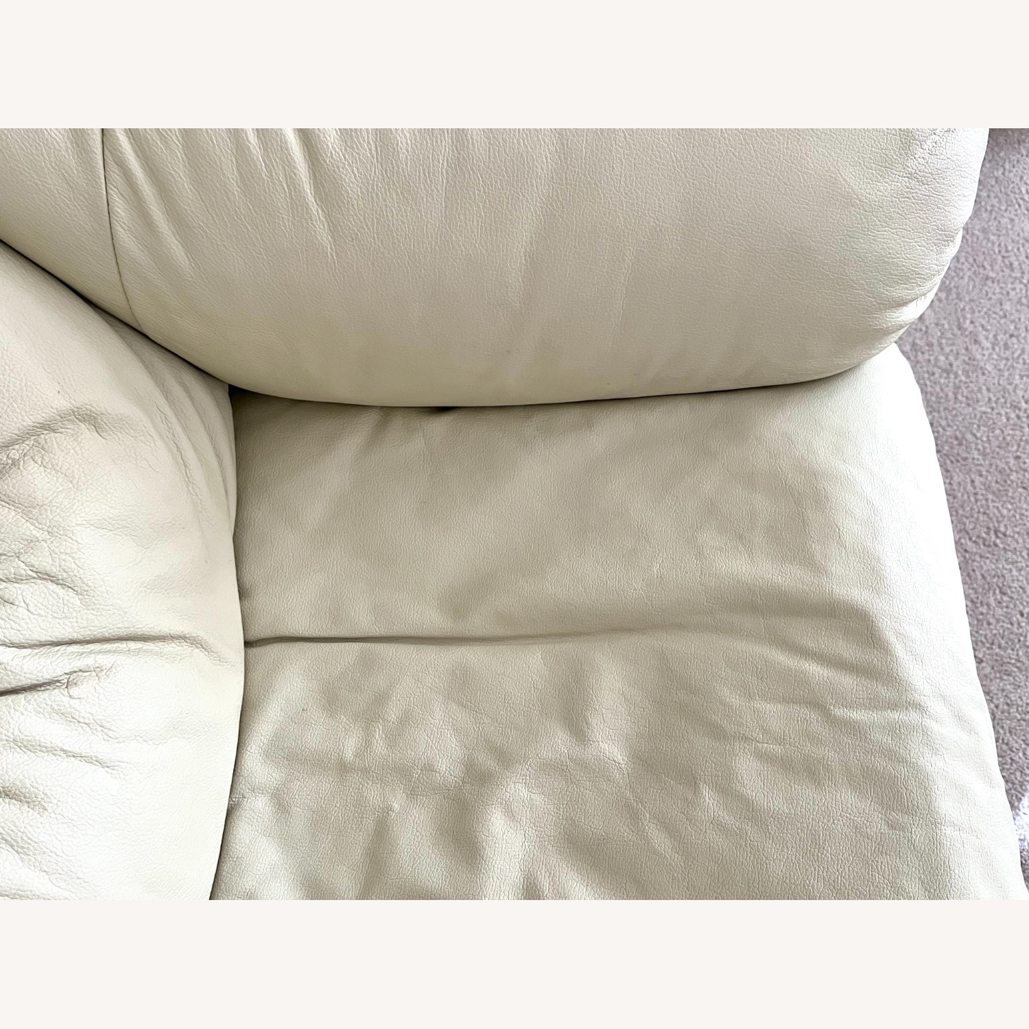 Italian Top-Grain Leather Armchair - image-3