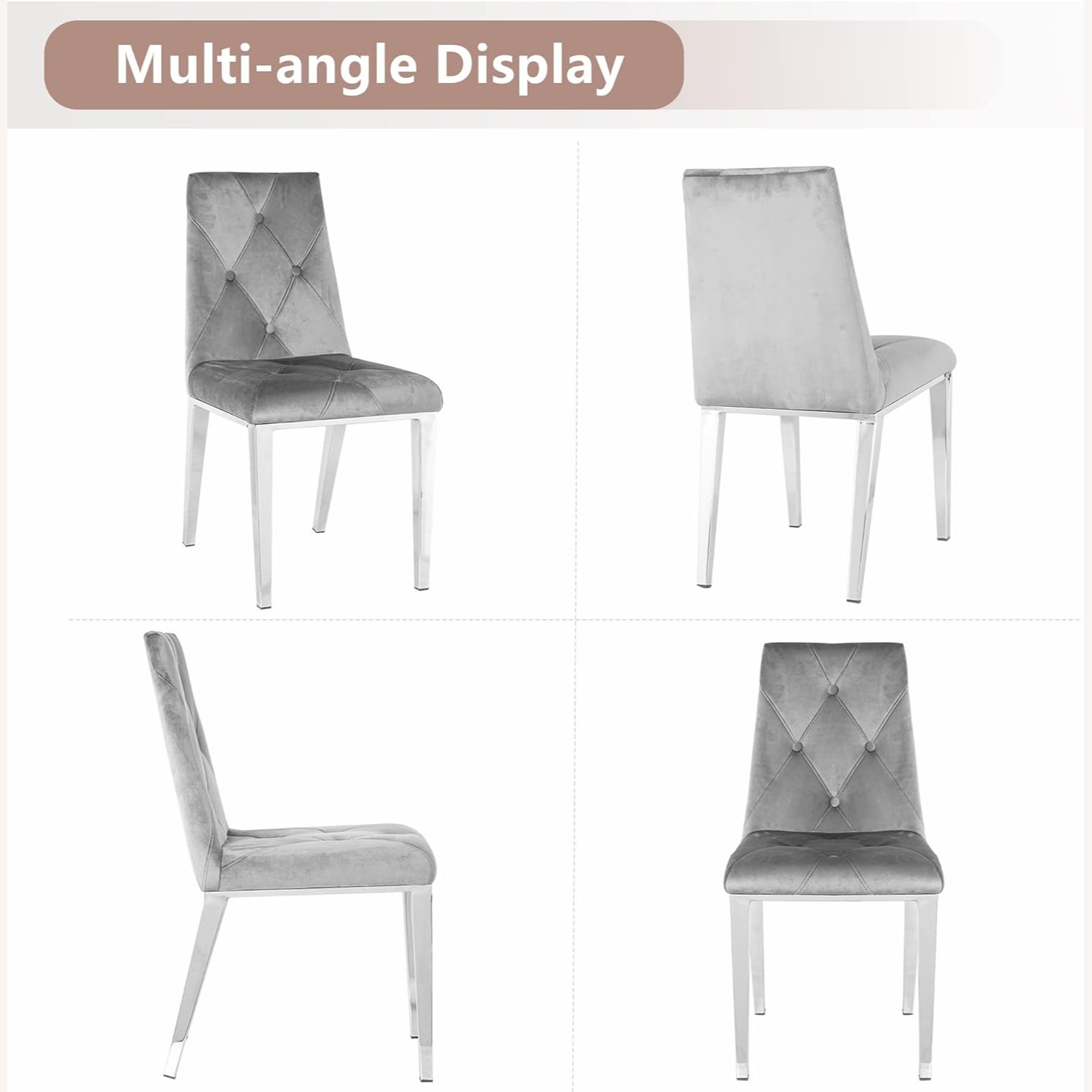 Round Sintered Stone Dining Table with 4 chairs - image-3