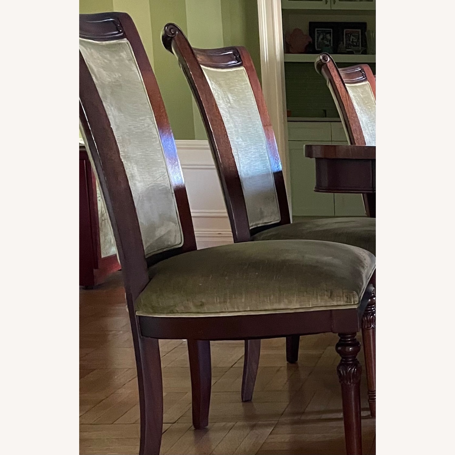 Henredon Velvet Dining Chairs - image-2