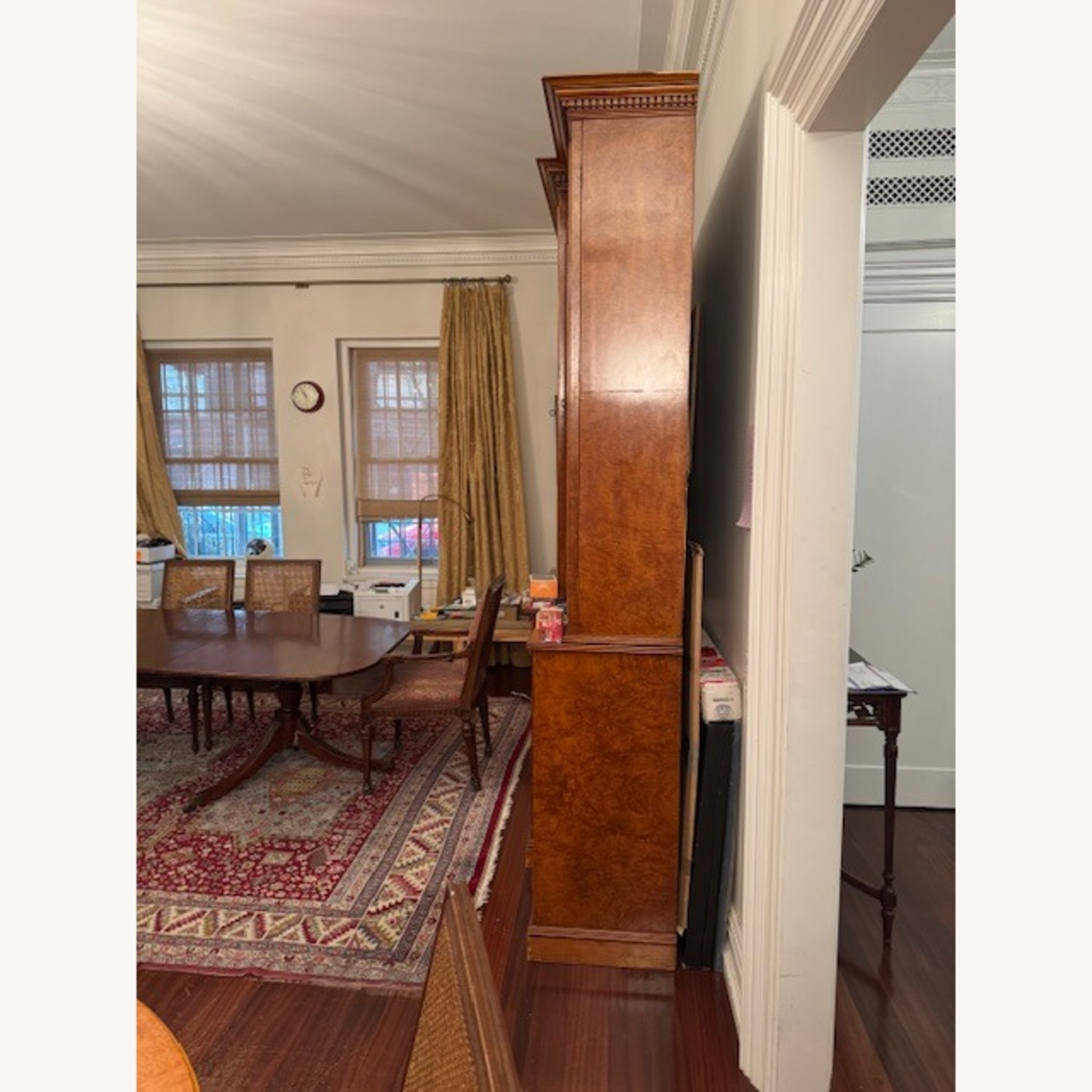 Mahogany China Cabinet Hutch - image-6