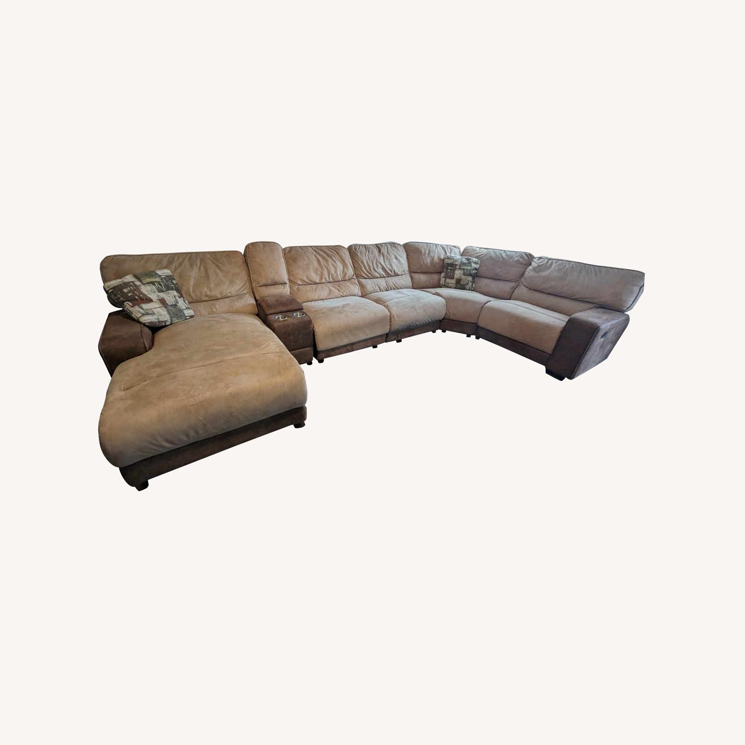Badcock Pasadena Sectional w Chaise - image-0