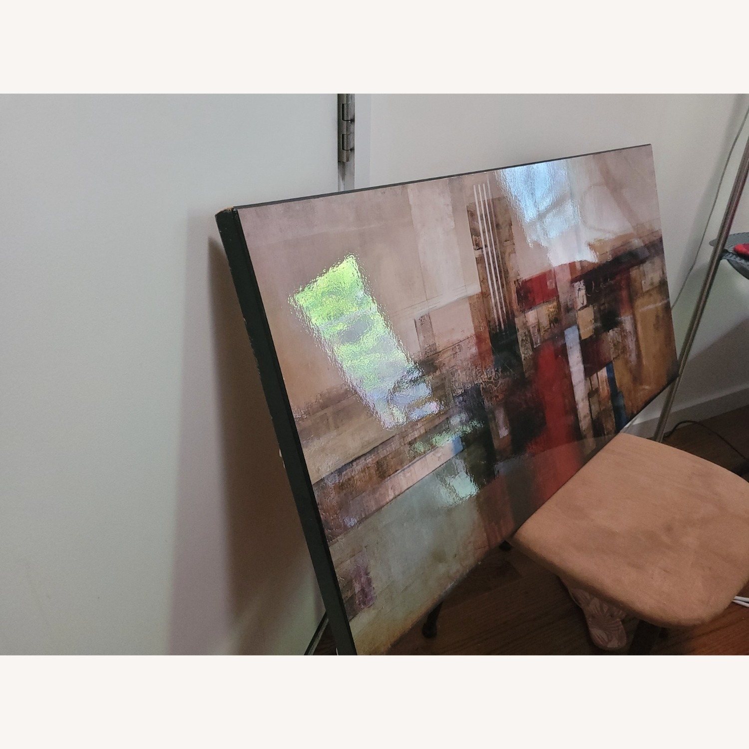 Multicolored Wall Art with Earth Tones - image-2