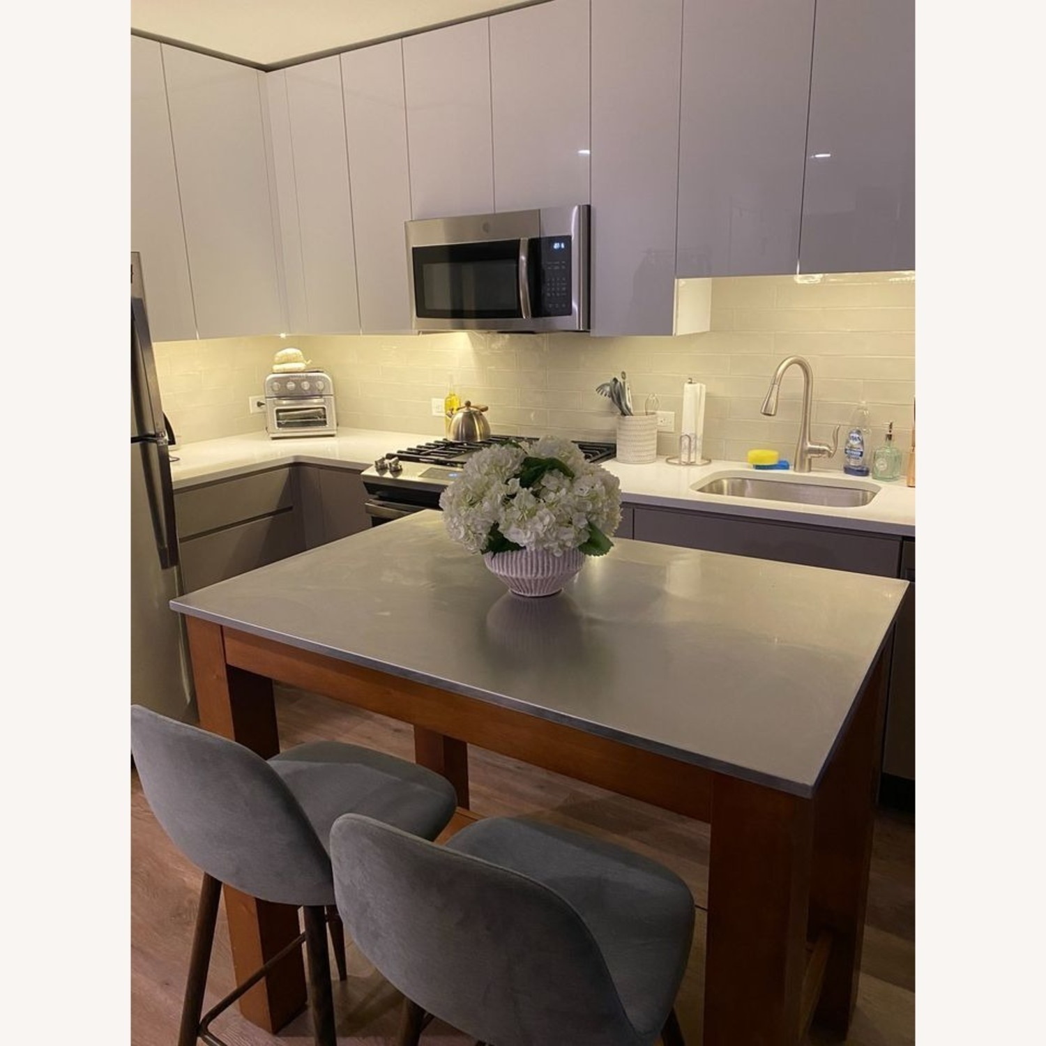 West Elm Kitchen Island - image-1