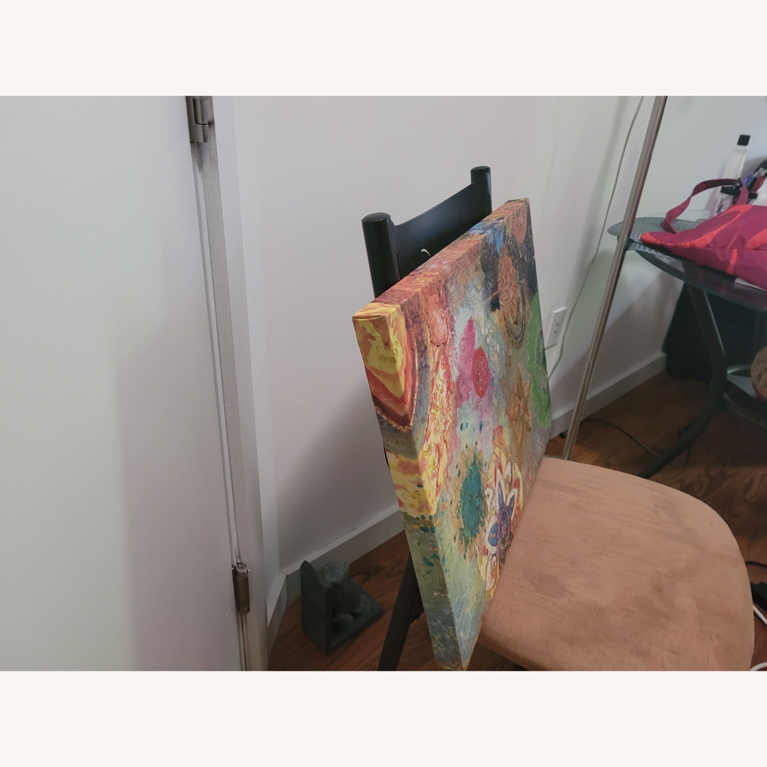 Multicolored Painting with Flowers - image-3