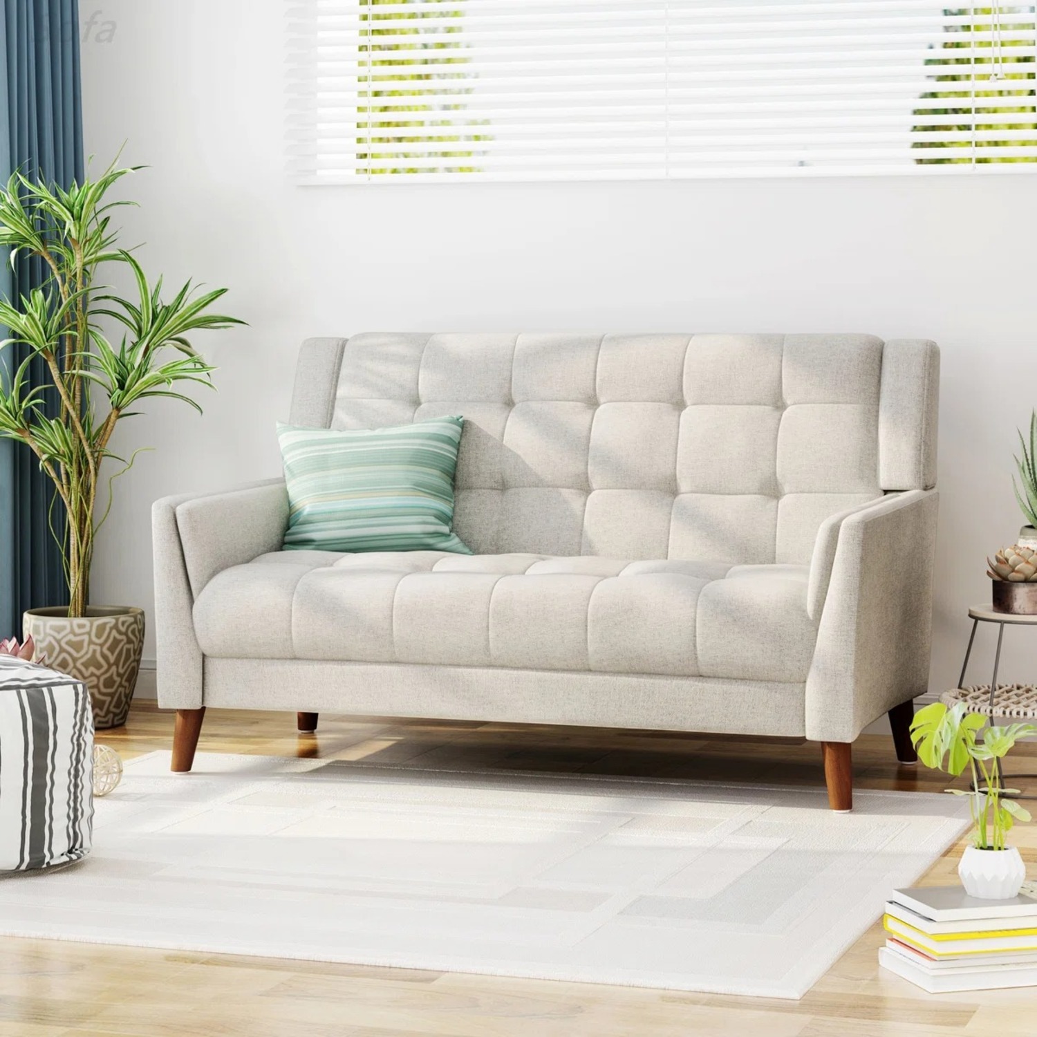 Greenmont 31.5" Square Arm Loveseat - image-5