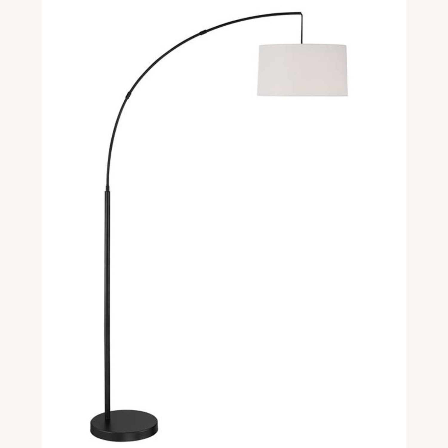 72" High Black Finish Modern Arc Floor Lamp - image-1