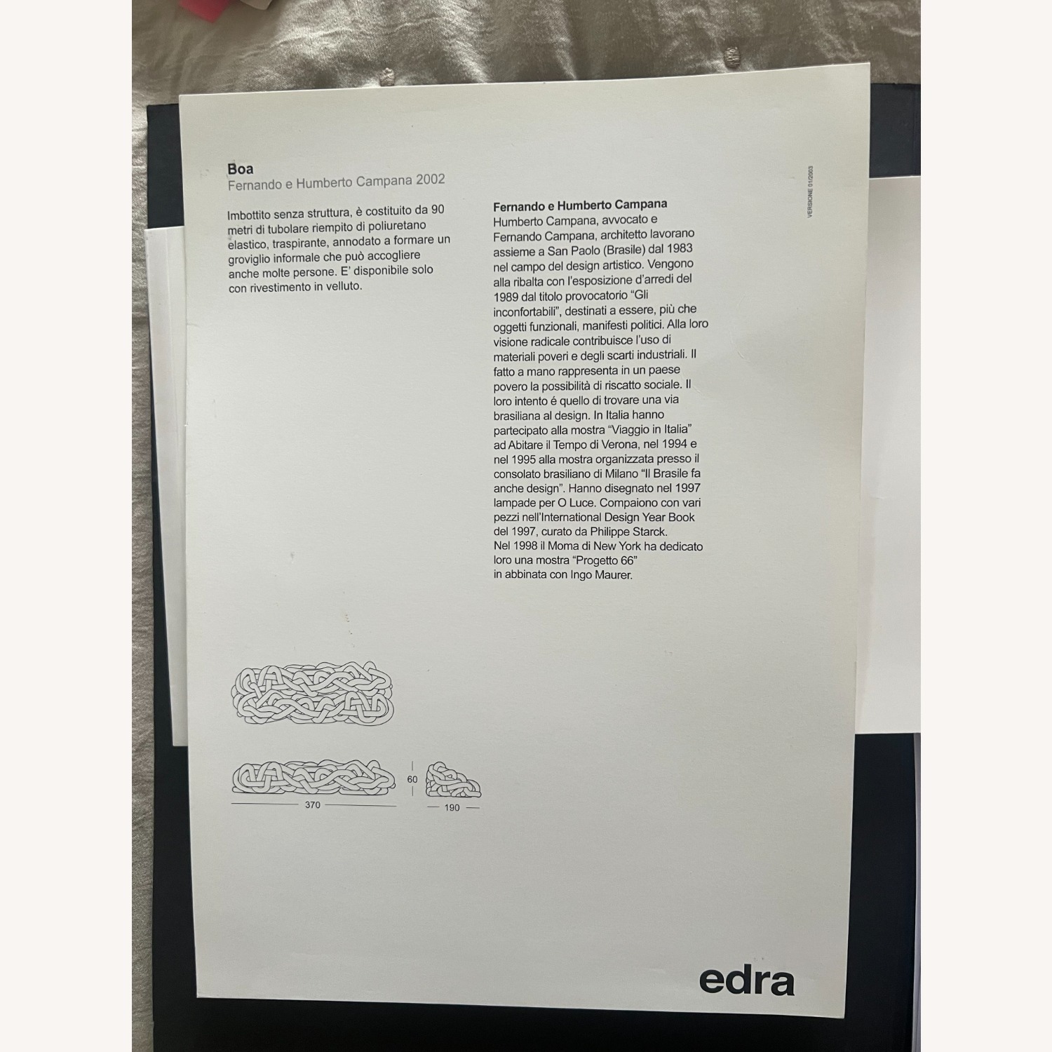 Edra Boa Sofa by Campana Brothers - image-10