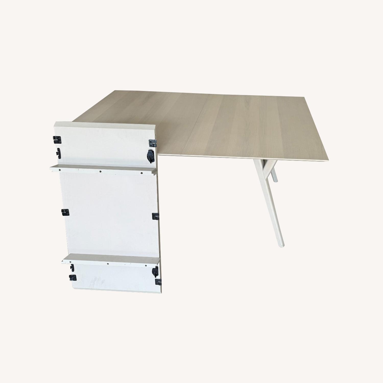 Expandable Midcentury Modern Dining Table - image-0