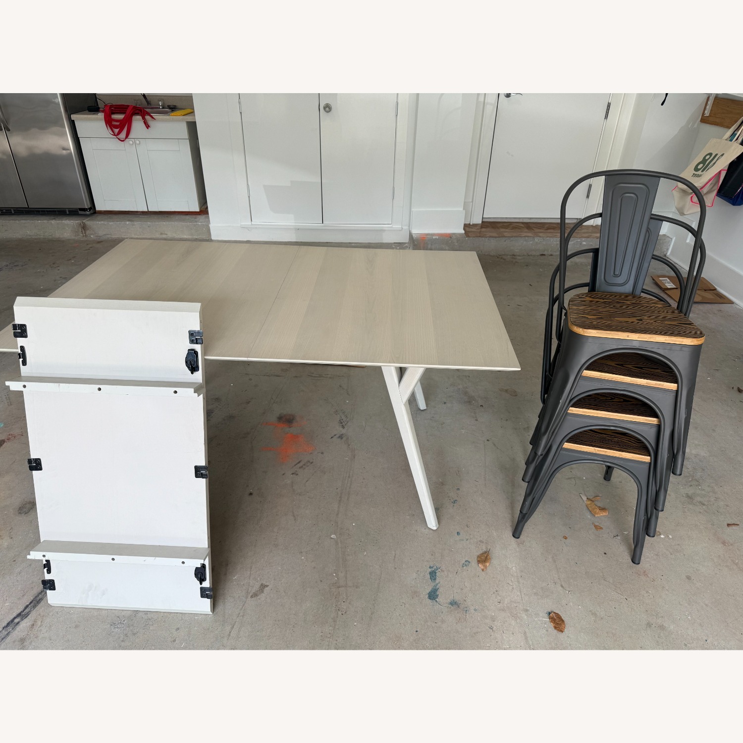 Expandable Midcentury Modern Dining Table - image-1