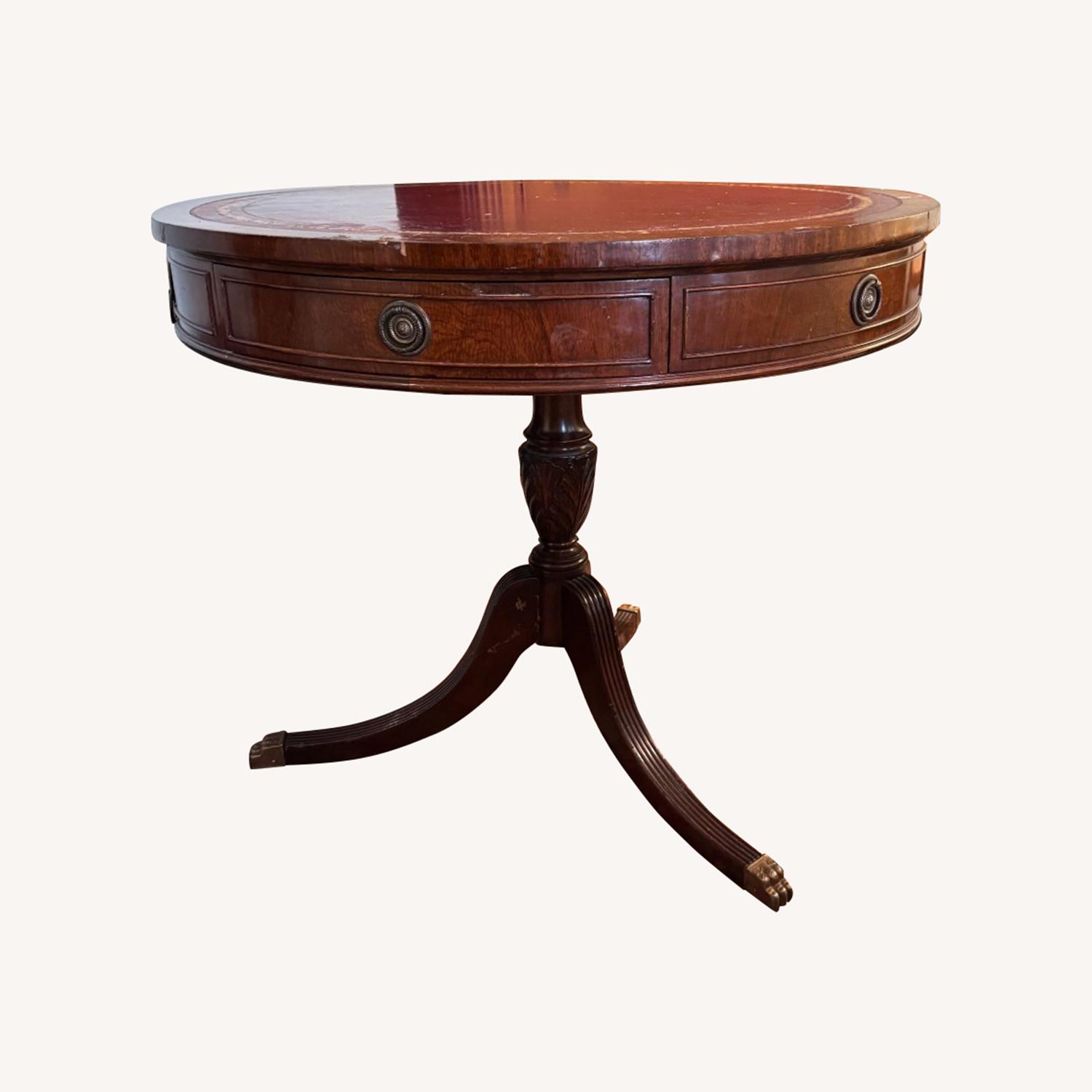 Mid-Century Imperial-Style Mahogany Center Table - image-0