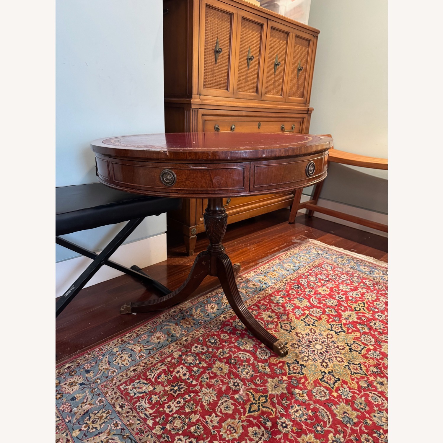 Mid-Century Imperial-Style Mahogany Center Table - image-2