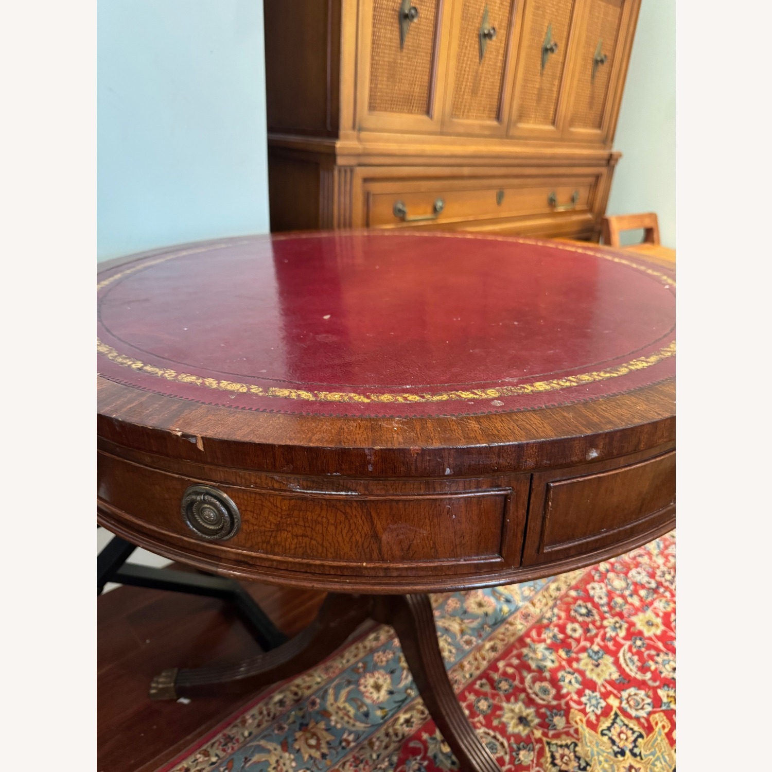 Mid-Century Imperial-Style Mahogany Center Table - image-4
