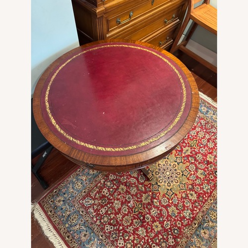 Used Mid-Century Imperial-Style Mahogany Center Table for sale on AptDeco