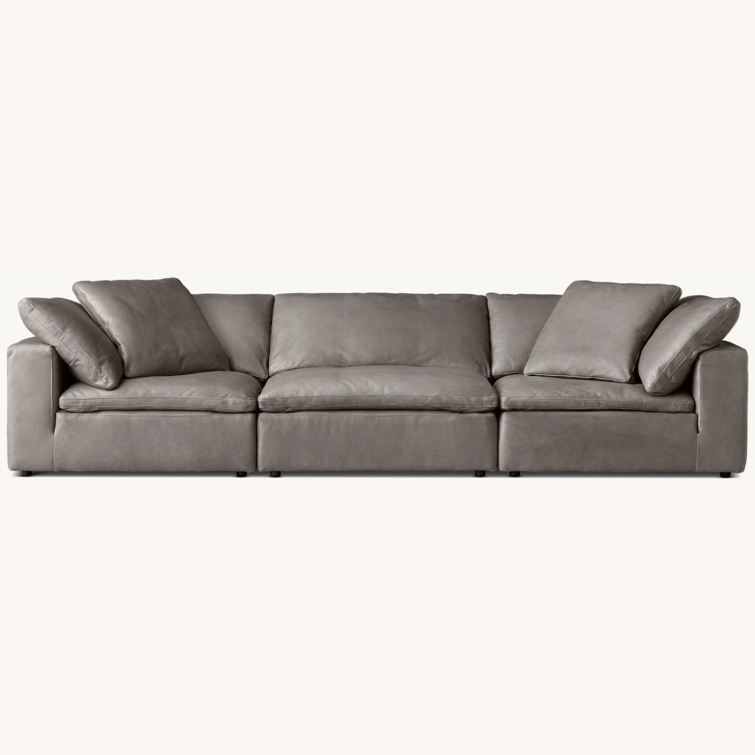 Restoration Hardware Cloud Leather Sectional - image-0