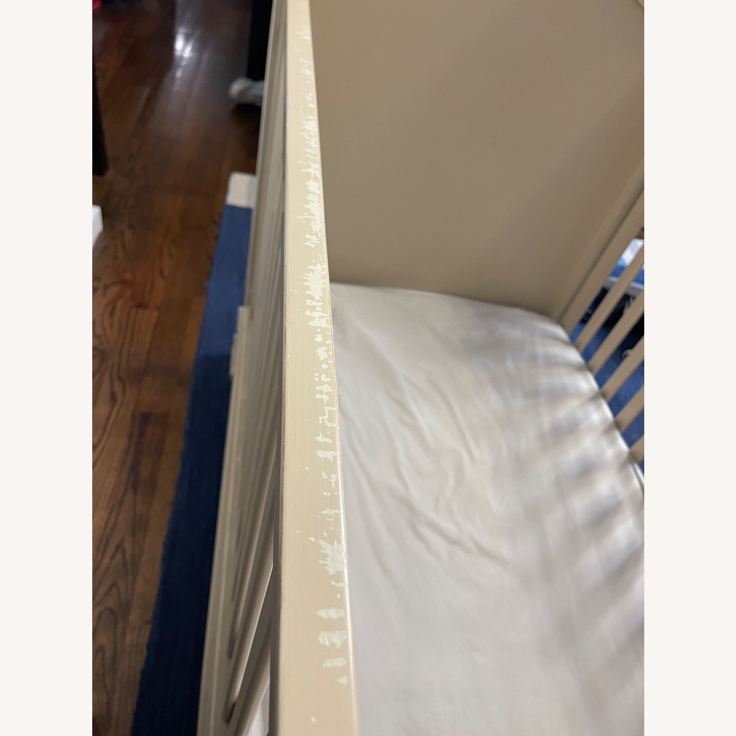 RH Baby Crib Somerset Collection Dove Gray - image-3