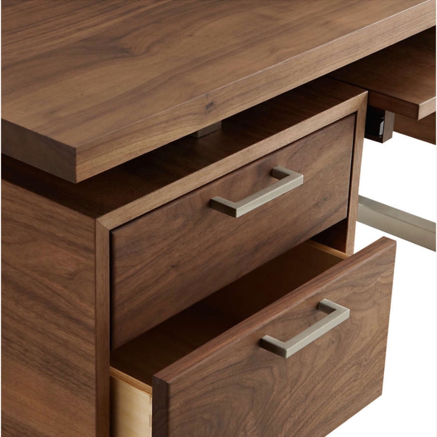 Crate & Barrel Clybourn Walnut Executive Desk - image-3